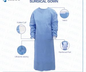 inspeção de bata cirúrgica